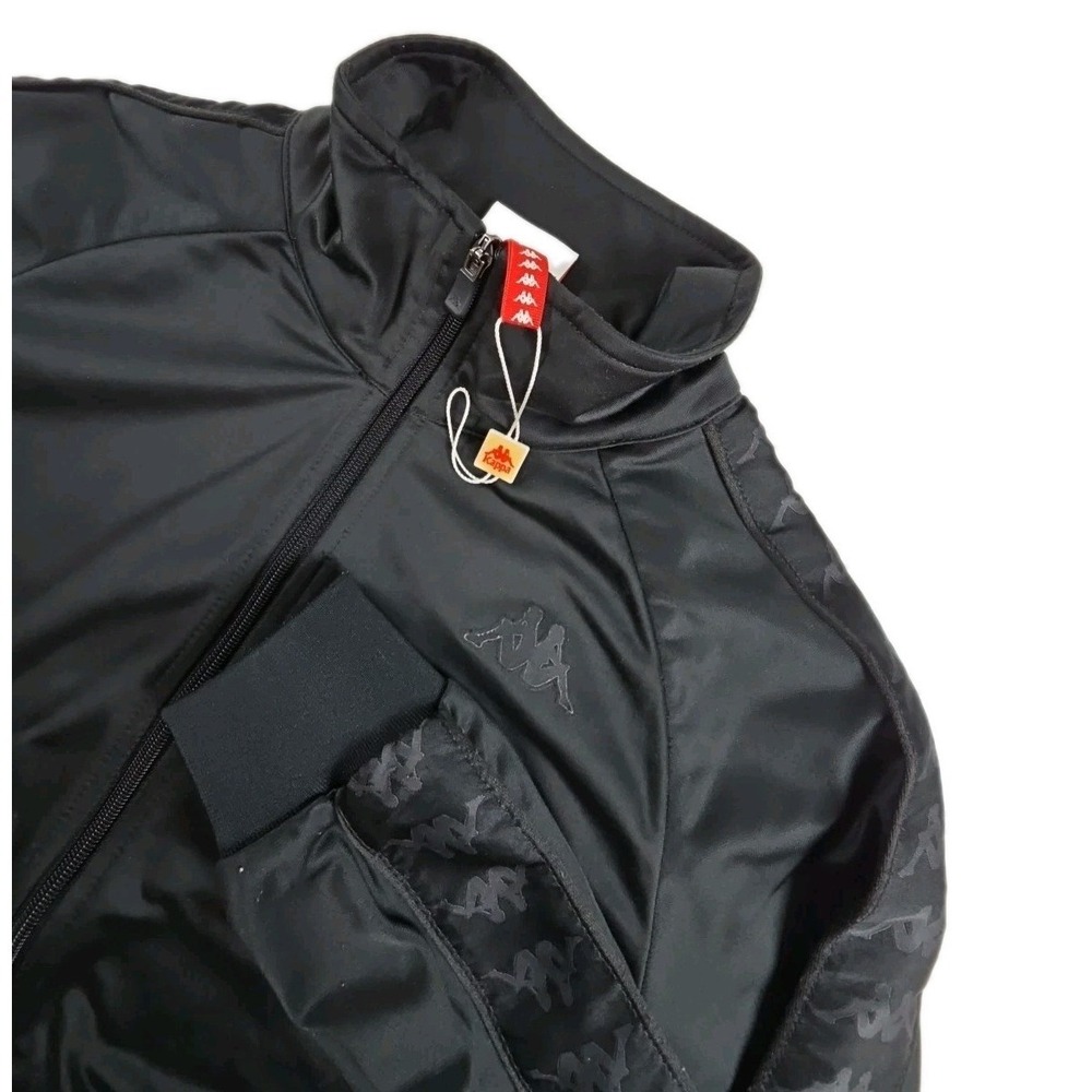 Kappa Men's Track Jacket‎ Medium Jack Full Zip Logo Tape Athletic